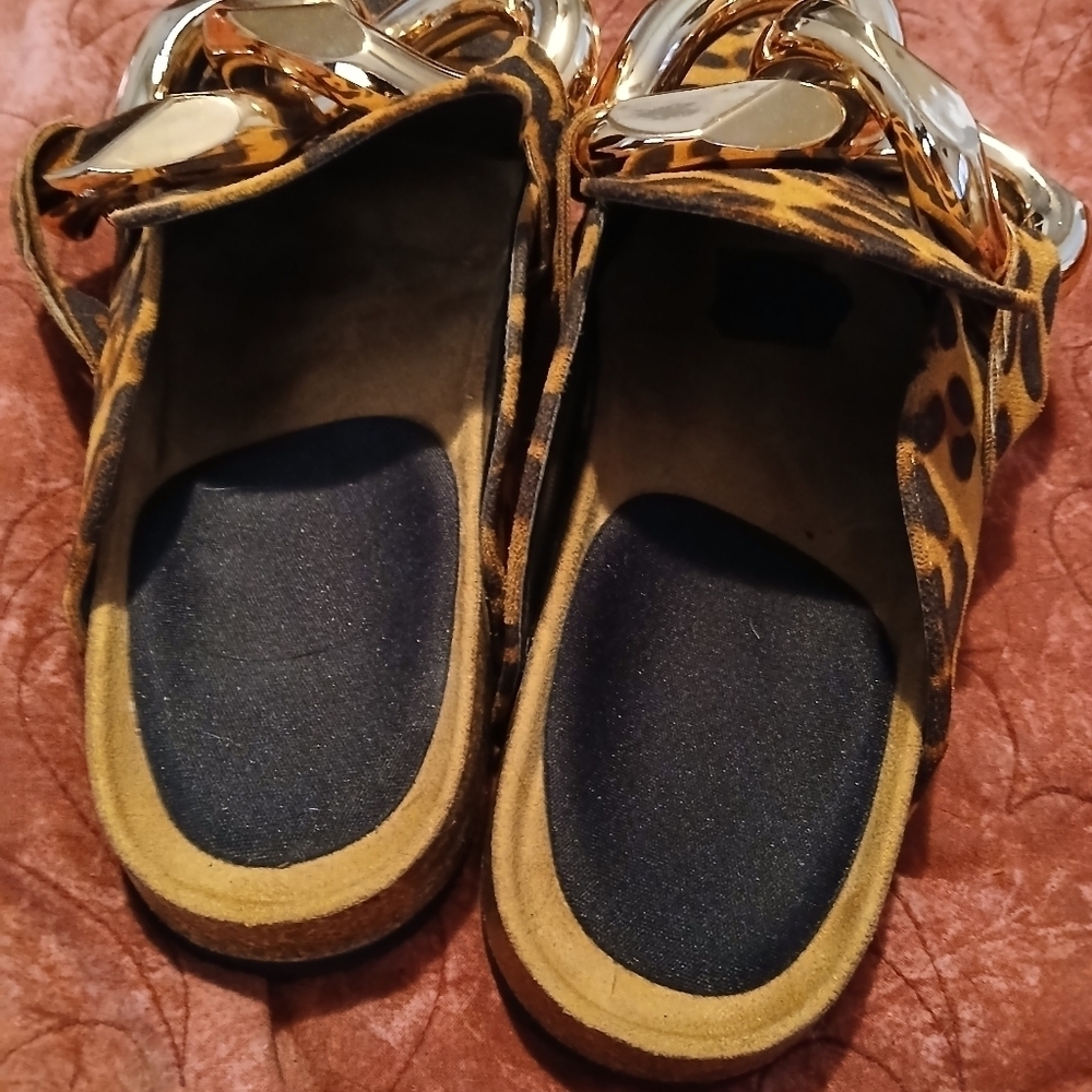 Unbranded Ladies NWOT leopard Print Sandals. Size 6.5 - Picture 6 of 6